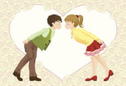 漫画爱情,浪漫瞬间捕捉